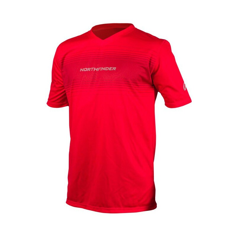 Pánské běžecké triko ROGAR červená