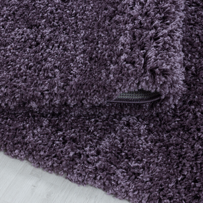 Ayyildiz koberce Kusový koberec Sydney Shaggy 3000 violett kruh - 120x120 (průměr) kruh cm