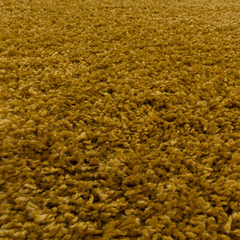 Ayyildiz koberce DOPRODEJ: 160x160 (průměr) kruh cm Kusový koberec Sydney Shaggy 3000 gold kruh - 160x160 (průměr) kruh cm