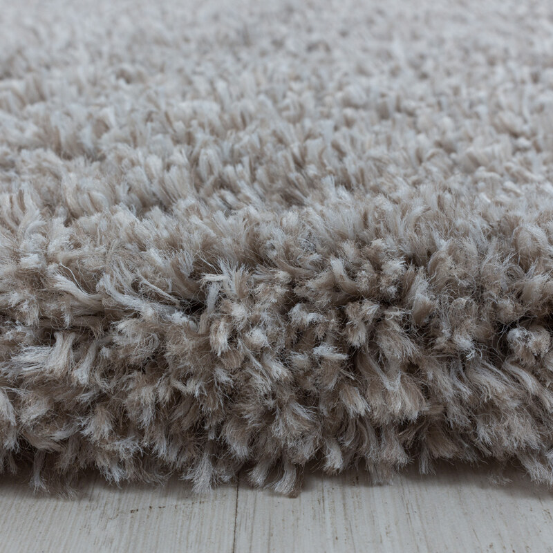 Ayyildiz koberce Kusový koberec Fluffy Shaggy 3500 beige kruh - 80x80 (průměr) kruh cm