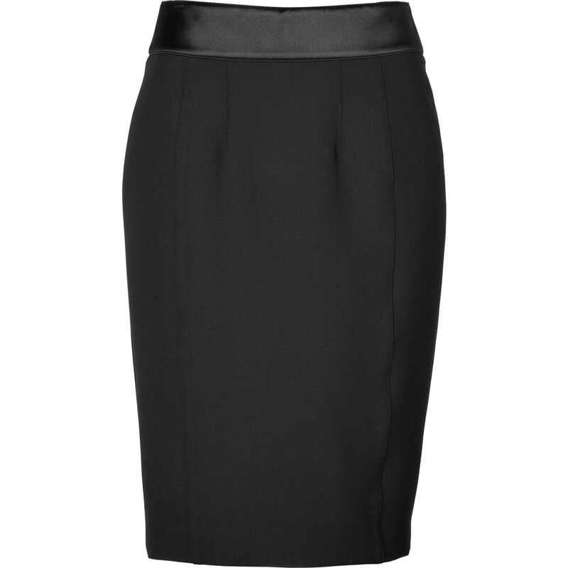 Burberry London Satin Detailed Pencil Skirt