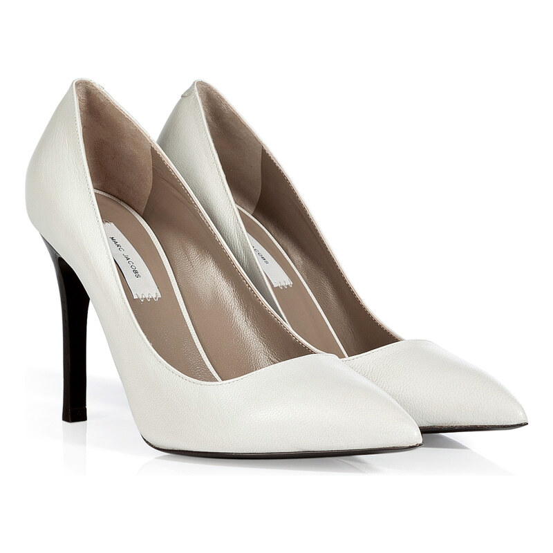 Marc Jacobs Leather Pumps in White