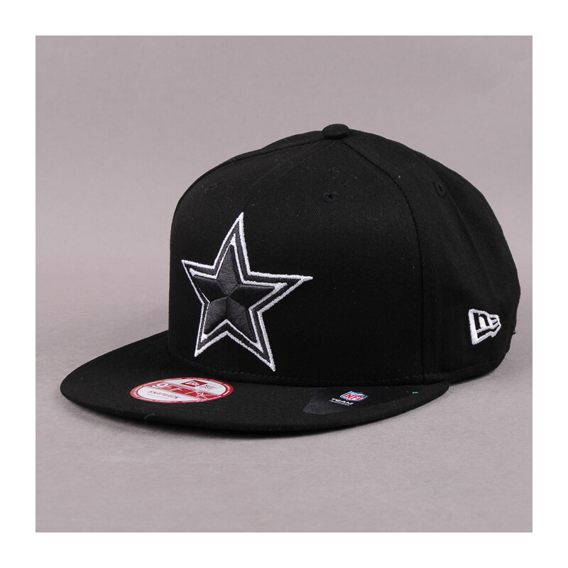 New Era BLK WHT Basic Dallas Cowboys černá