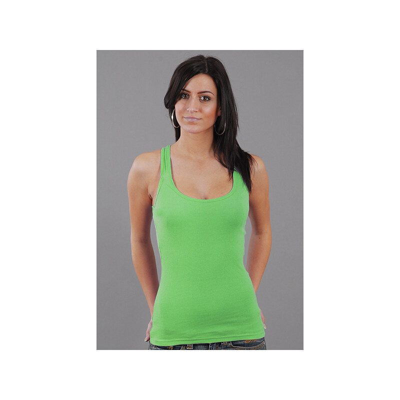 Urban Classics Ladies Tanktop zelené