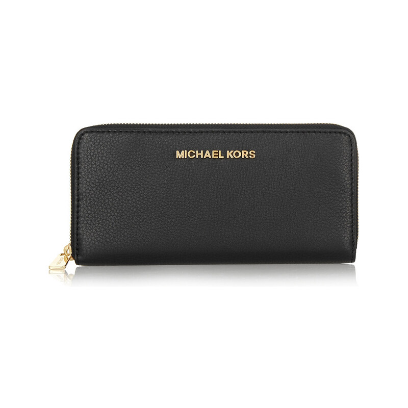 Černá kožená peněženka Michael Kors Bedford