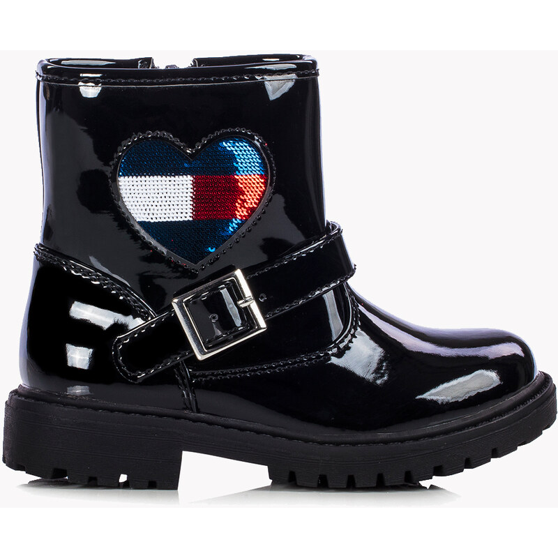 Dívčí kotníkové boty BIKER BOOT TOMMY HILFIGER