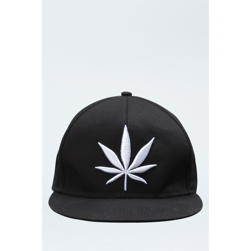 Tally Weijl Black "Hash" Embroidered Snapback Hat