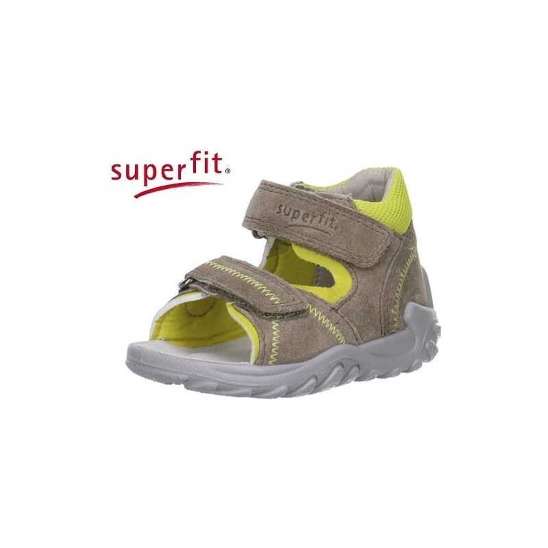 SUPERFIT Dětské sandálky Superfit 0-00035-34 FLOW Truffle kombi