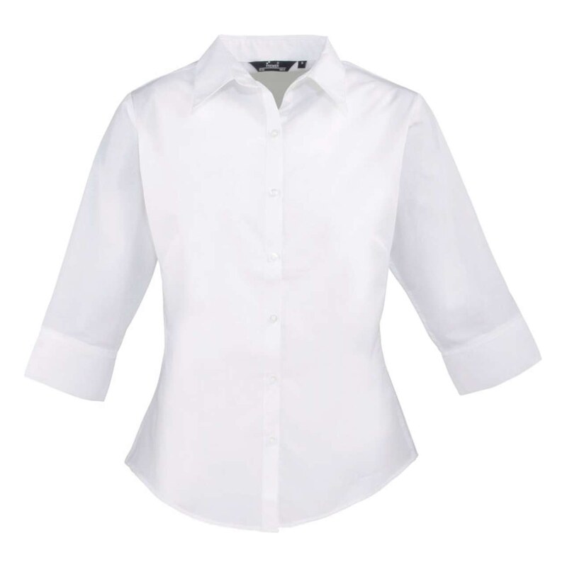 Premier Dámská popelínová košile s 3/4 rukávem Blouse – 114873056