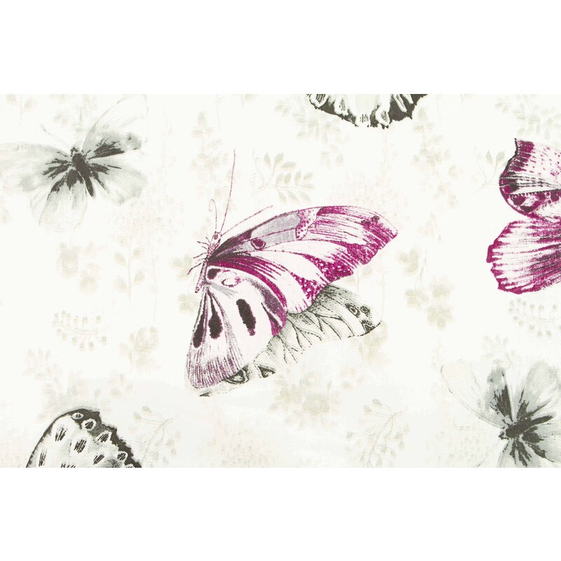 Bavlněné povlečení Retro motýl růžový