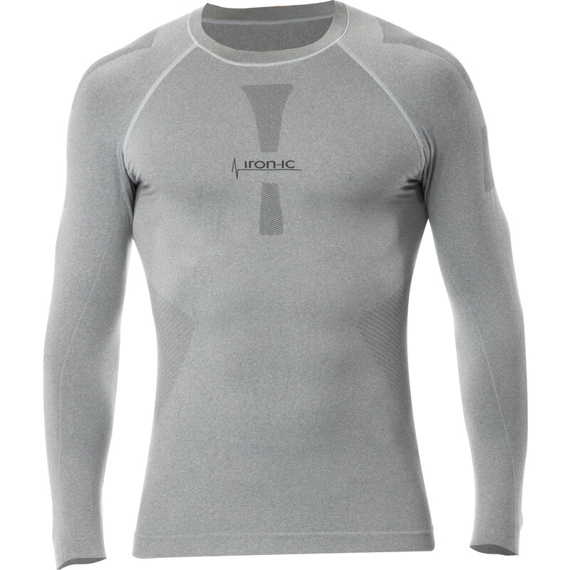 Pánské funkční tričko s dlouhým rukávem šedá Barva: model 15070697 Velikost: - IRON-IC