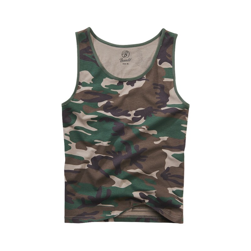 Brandit Tílko Tank Top woodland S