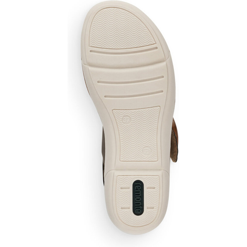 RIEKER Dámské sandály REMONTE R6853-54 zelená
