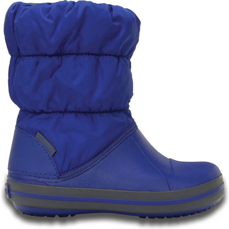 Crocs Winter Puff Boot Kids - Cerulean Blue/Light Grey C8 - vel.24,5,  14613-4BH-C8 - GLAMI.cz