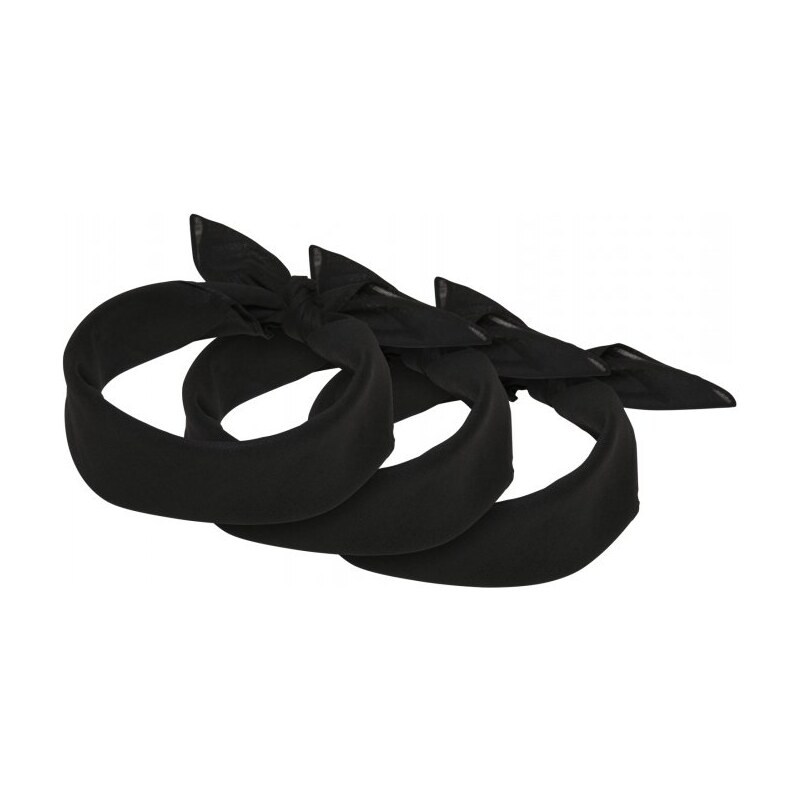Černý šátek Urban Classics Bandana 3-Pack 102522845
