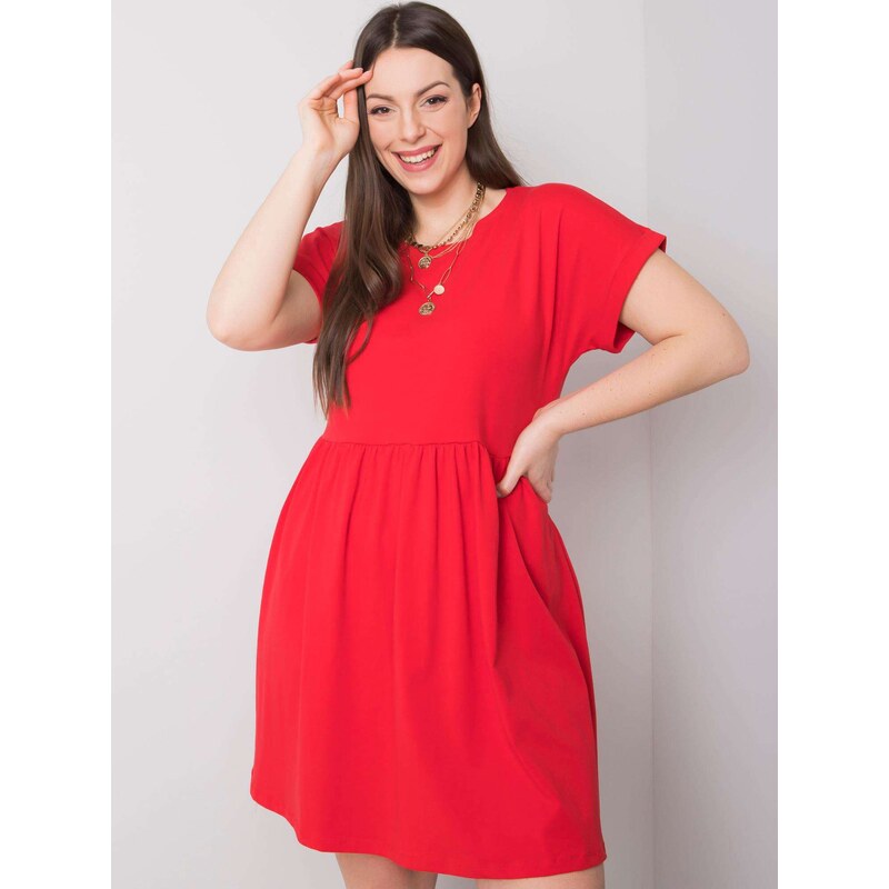 BASIC Feel Good Dress-RV-SK-6292.09P-red