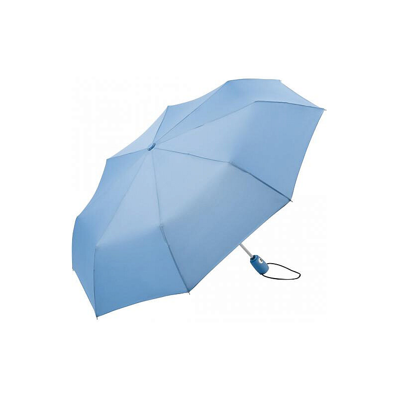 FARE skládací deštník open&close ALVIN světle modrý 5460