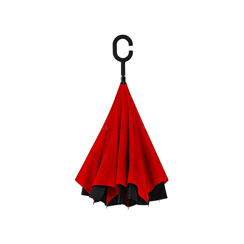 Fare LIBERTY obrácený holový deštník červený