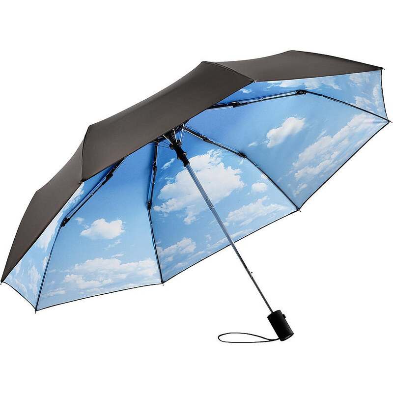FARE dámský skládací deštník s potiskem NATURE mraky 5593 - GLAMI.cz