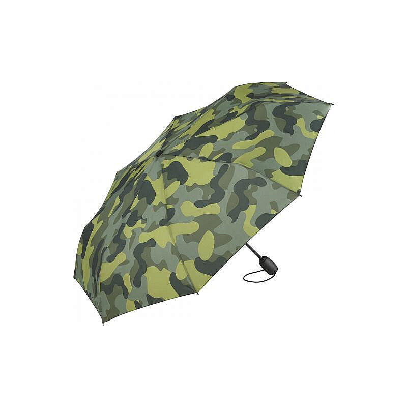 FARE skládací deštník open&close ALVIN CAMOUFLAGE zelený 5468