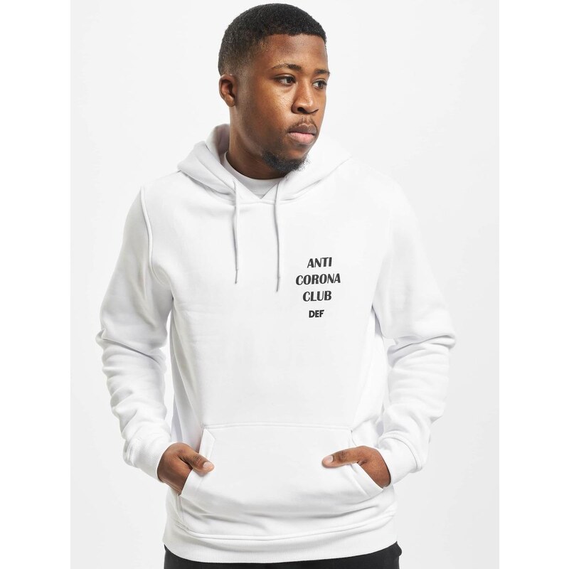 DEF Anti Corona Hoody bílá