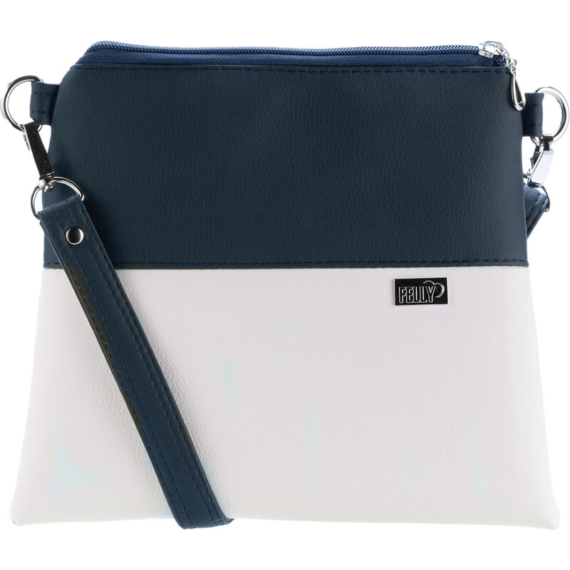 Kabelky Felly Malá crossbody kabelka MANON - námořní modrá + bílá