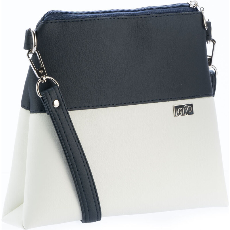 Kabelky Felly Malá crossbody kabelka MANON - námořní modrá + bílá