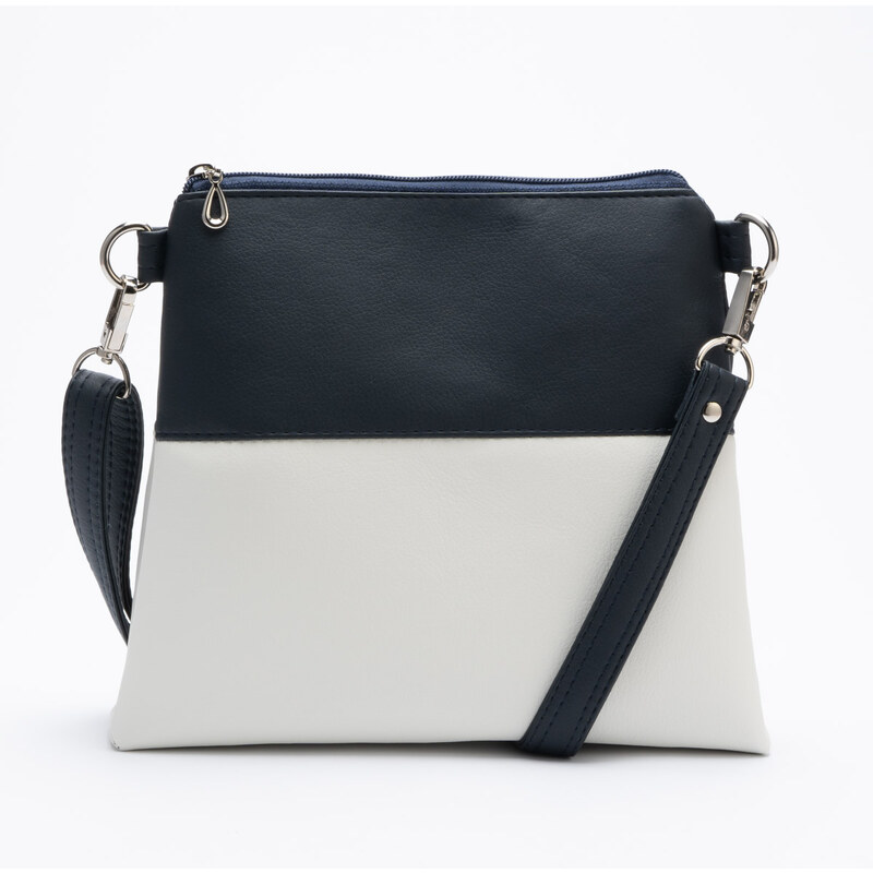 Kabelky Felly Malá crossbody kabelka MANON - námořní modrá + bílá