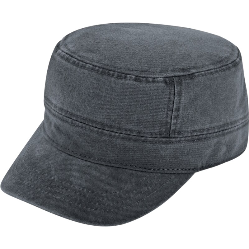 Fiebig Vojenská kšiltovka šedá - Army Cap - sepraná bavlna