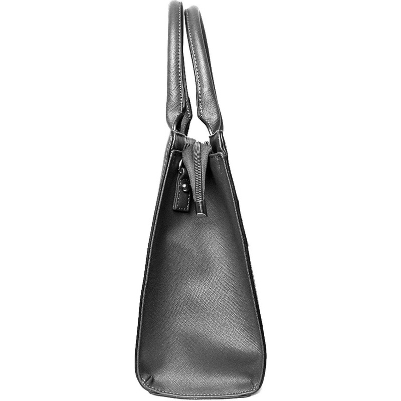 Dámská středně velká elegantní kabelka do ruky FLORA&CO F9519 tmavěšedá