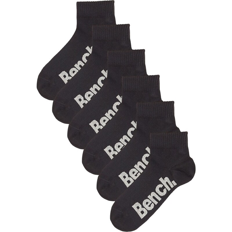 BENCH Ťapky černá / bílá