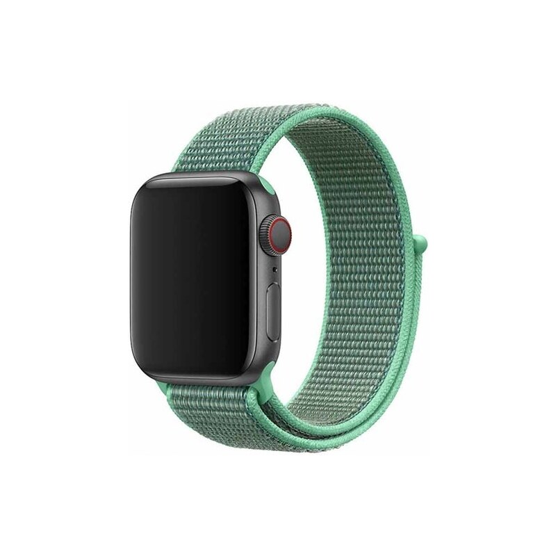 Crested Mátový provlékací řemínek na suchý zip pro Apple Watch 38, 40 a 41 mm