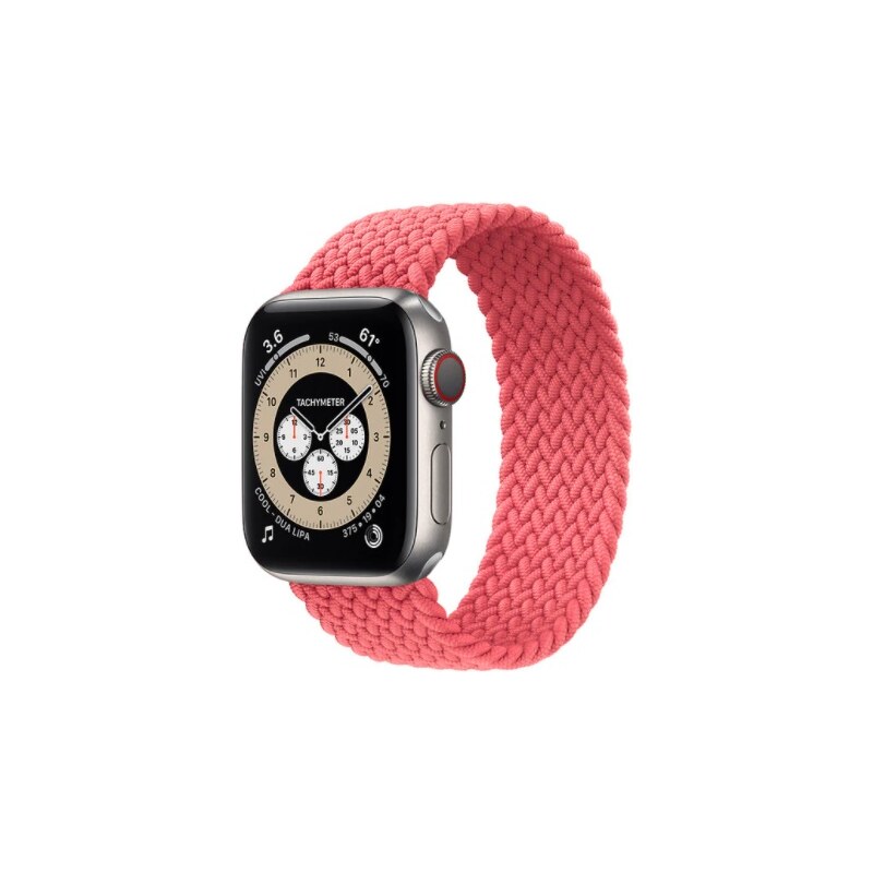 Crested Pletený navlékací nylonový řemínek pro Apple Watch 38, 40 a 41 mm růžový