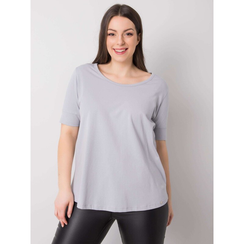 BASIC Feel Good T-shirt-RV-TS-6330.92P-light grey