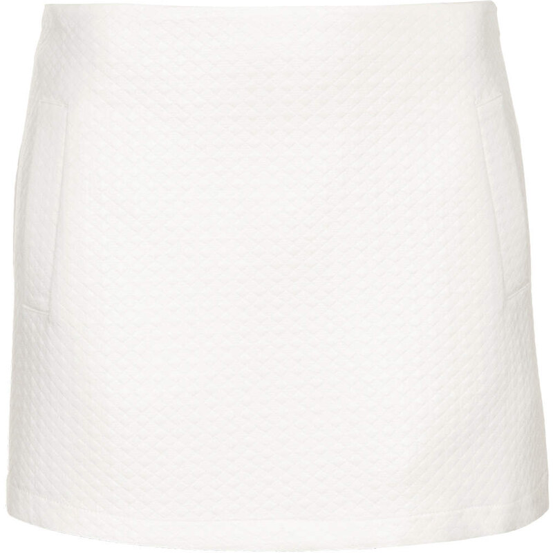 Topshop Diamond Quilted Skirt