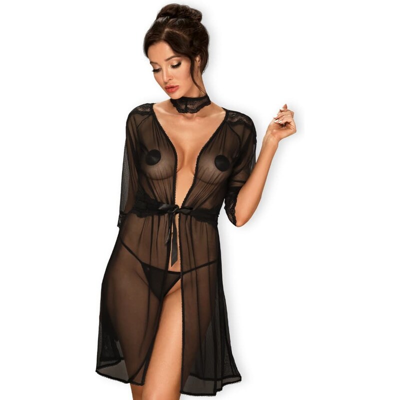 Sexy župan Lucita peignoir - Obsessive 113348750