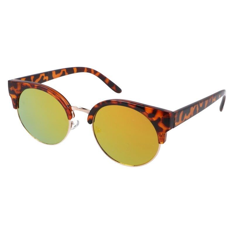 Sunmania Oranžové kočičí brýle Clubmaster "Clubcat"