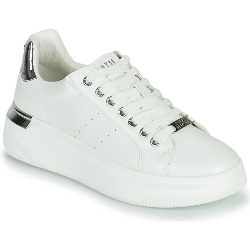 【Steve Madden】Glacial-R 厚底スニーカー(WHITE SILVER) GLACIAL-R White Silver Sneakers | Steve Madden Australia