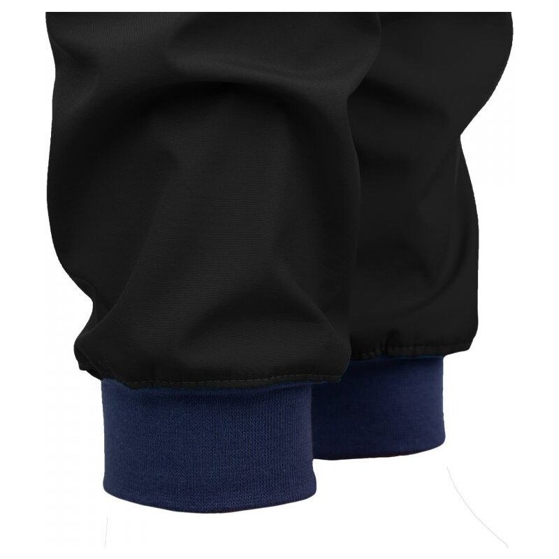 Batolecí softshellové kalhoty bez zateplení, černá - Unuo