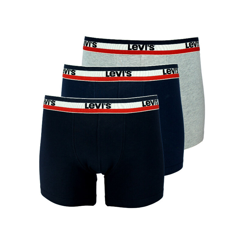 3PACK pánské boxerky Levis vícebarevné (100002870 004)