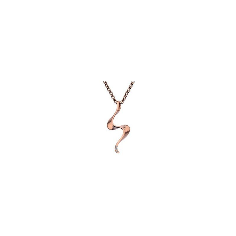 Stříbrný přívěsek Hot Diamonds Pirouette Rose Gold