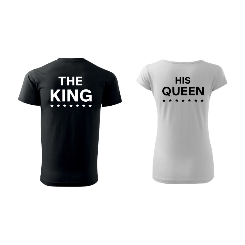 Fenomeno Set triček The King, His Queen 57930129