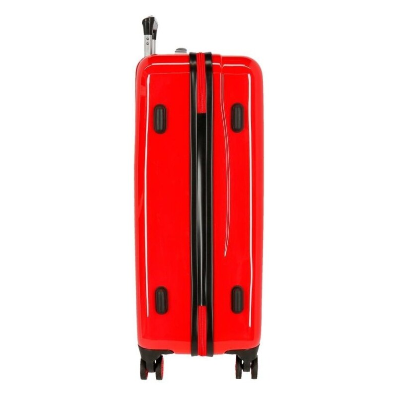 JOUMMABAGS ABS Cestovní kufr Paw Patrol Playful red ABS plast, 68x48x26 cm, objem 70 l