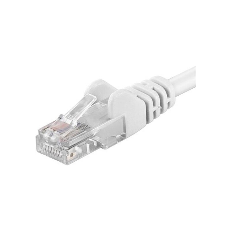 PremiumCord Patch kabel UTP RJ45-RJ45 CAT6 2m bílá