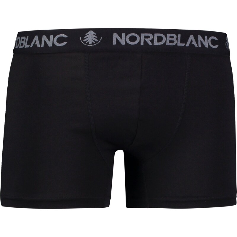 Nordblanc Černé pánské bavlněné boxerky FIERY