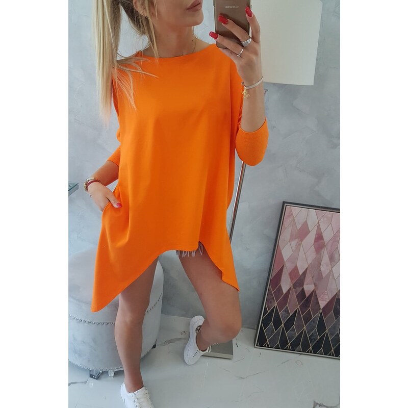 Kesi Halenka oversize oranžová