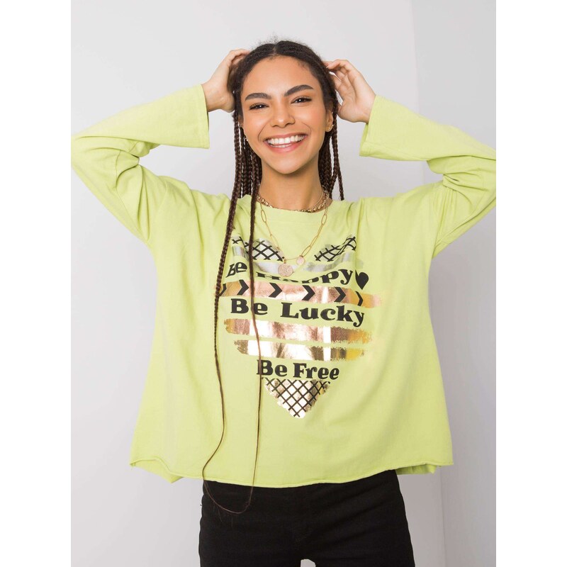 Italy Moda Blouse-DHJ-BZ-21103.06P-lime green