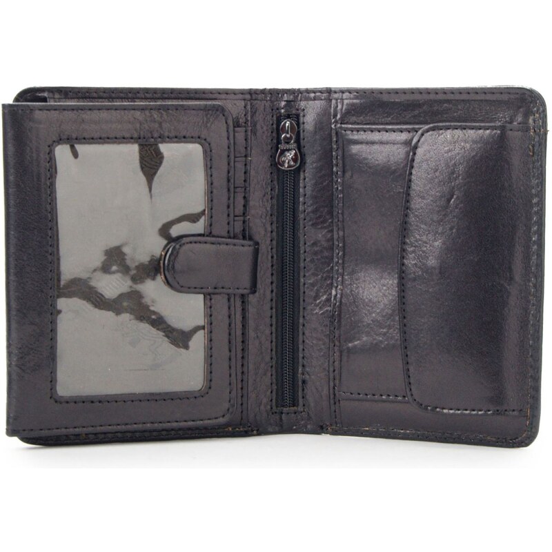 Pánská kožená peněženka Cosset černá 4416 Komodo C