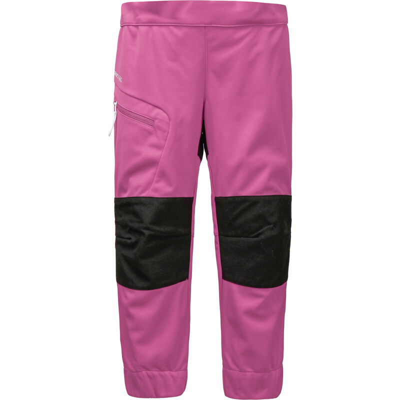 Dětské softshellové kalhoty Didriksons Lovet růžové 2021