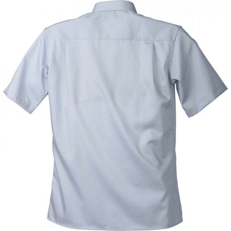 Pánská košile James&Nicholson krátký rukáv 100% bavlna Rypsový kepr Easy Care